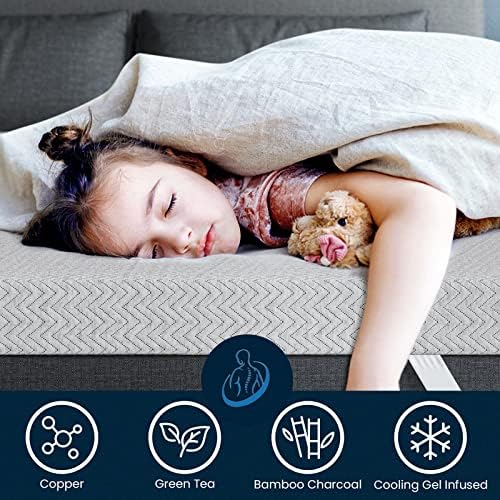 BedStory 3 Inch Firm Mattress Topper - Extra Firm for Pain Relief
