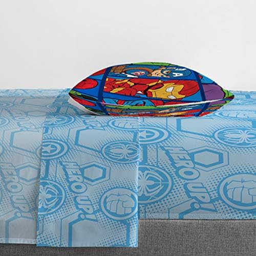 Jay Franco Marvel Super Hero Adventures 4Piece Toddler Bed Set 1