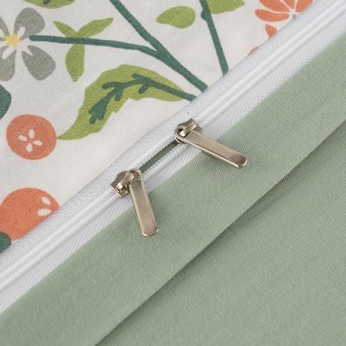 BUPIRD Queen Duvet Cover Set Floral 3 Pieces