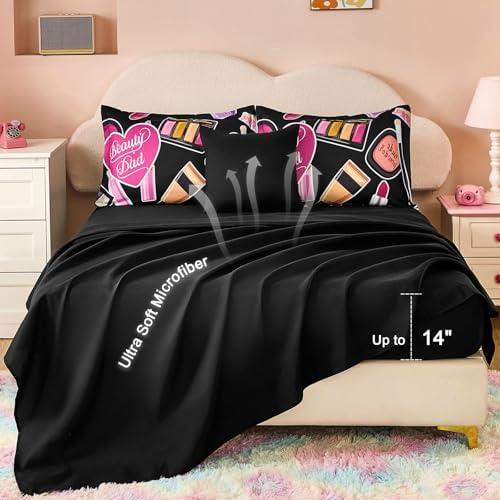 Anibedding Girls Twin Bedding Set 6 Pieces
