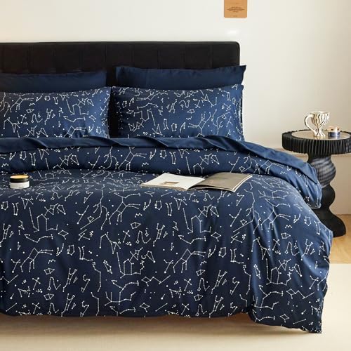Wake In Cloud Duvet Cover Set - Galaxy Space Constellation Stars