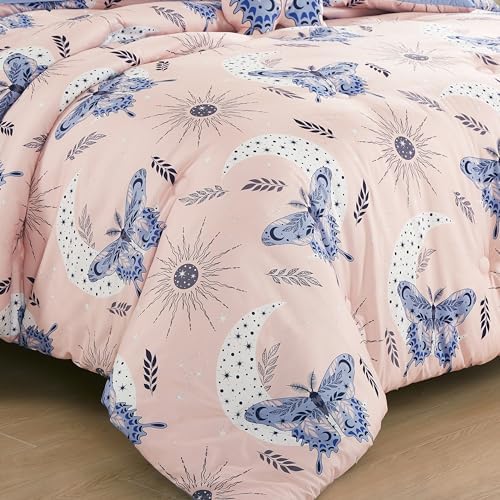 Chezmoi Collection Mystical Butterfly Comforter Set
