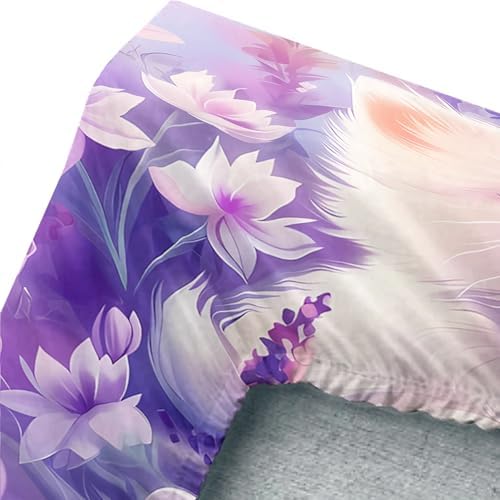 Cat Fitted Sheet Toddler Bedding Set Full Size