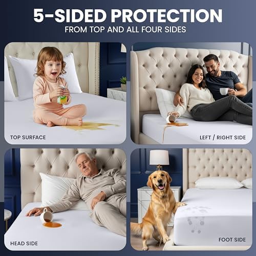 Utopia Bedding Waterproof Full Size Mattress Protector