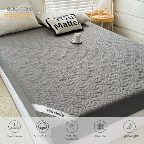 FELTYBED Twin XL Mattress Protector Waterproof Soft Breathable