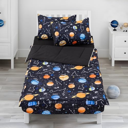 Holawakaka Galaxy Comforter Set for Kids