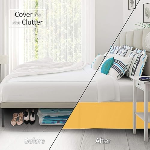 Box Pleated Bed Skirt 14 Drop 100 Cotton 600 Thread Count