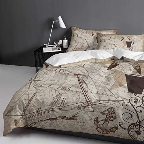 LooPoP California King Duvet Cover Set with Octopus Tentacles Design