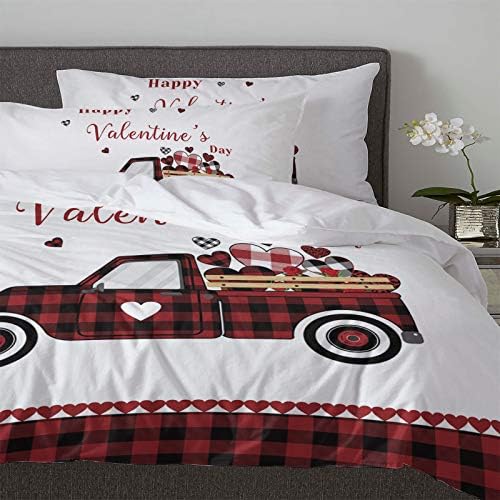 LooPoP Valentine Duvet Cover Set 3 Piece California King