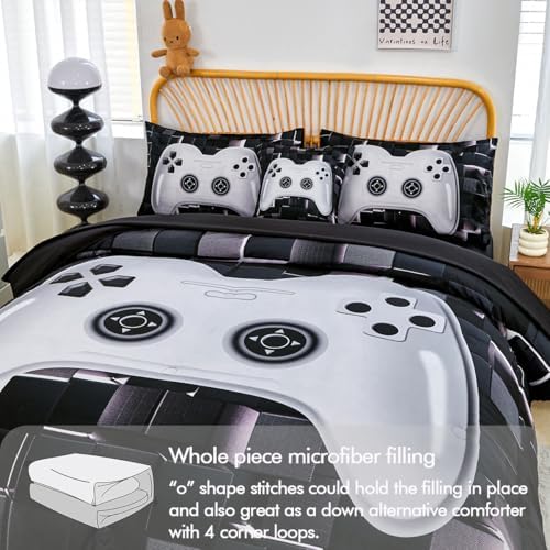 PERFEMET 6 Pcs Gamer Comforter Set Twin Size