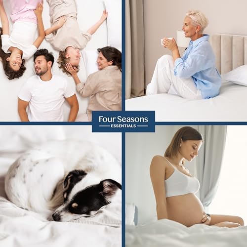Queen Mattress Encasement Waterproof Zippered Bedbug Protector