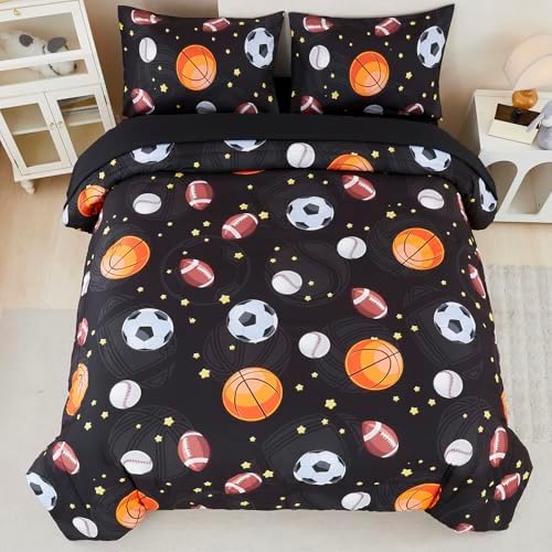 ZSYAYAHA Twin Bedding Set with Comforter 5 Pieces