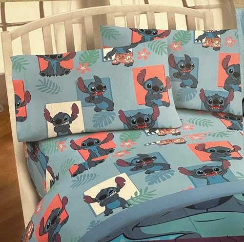 Jay Franco Twin Sheet Set 3 Pieces Lilo Stitch