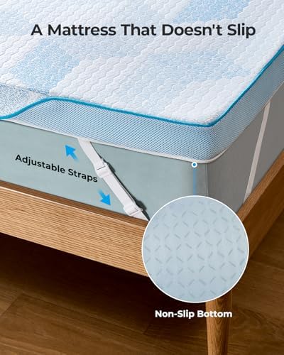 PERLECARE Firm Mattress Topper Full 3 Inch Cooling Memory Foam