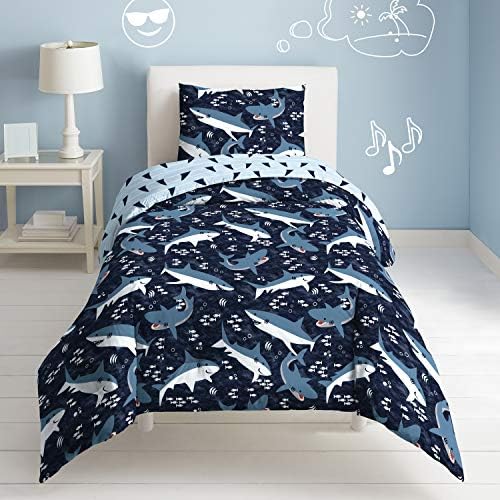 Dream Factory Sharks Boys Full Queen Comforter Set 1