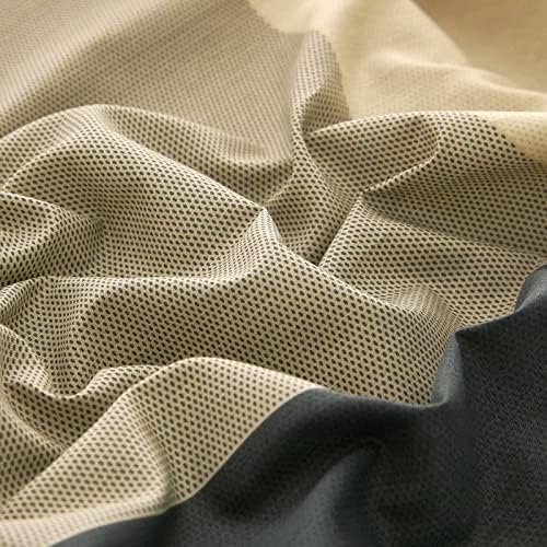 VM VOUGEMARKET 3-Piece Plaid Duvet Cover Set
