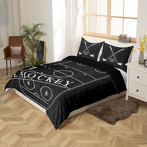 Erosebridal Ice Hockey Comforter Cover Set