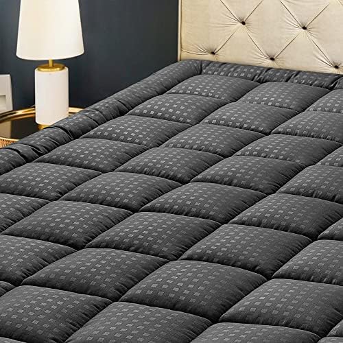 HYLEORY Cooling Queen Mattress Pad with Deep Pocket