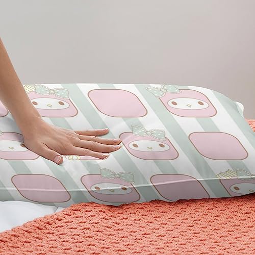 DIEZ Girls Cute 3D Printed Anime Bedding Set 3 Pieces