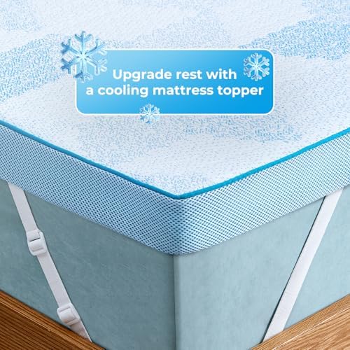PERLECARE Firm Mattress Topper Full 3 Inch Cooling Memory Foam