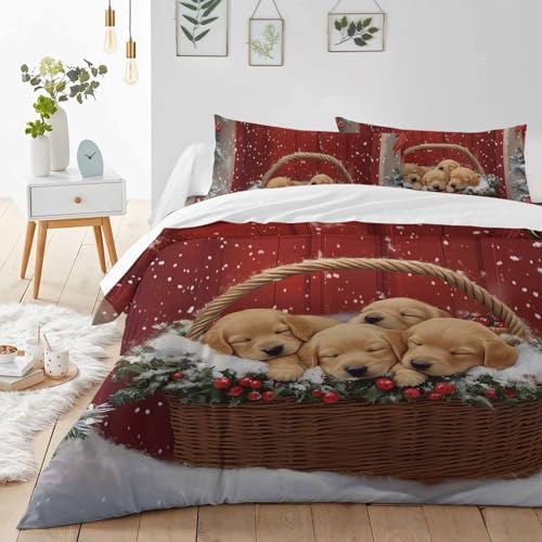 LooPoP Christmas Duvet Cover Set 4PCS California King 1