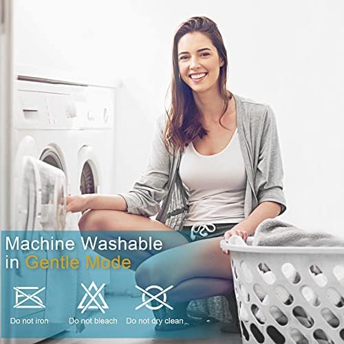 HYLEORY Cooling Queen Mattress Pad with Deep Pocket