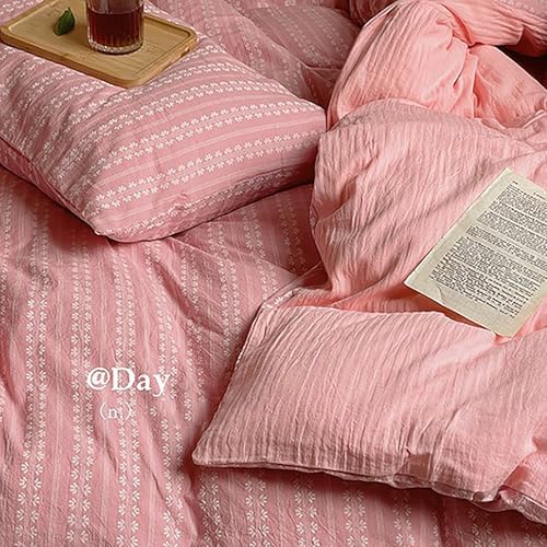 Ultra-Soft 100 Cotton Sheet Set 4-Piece Twin XL Pink