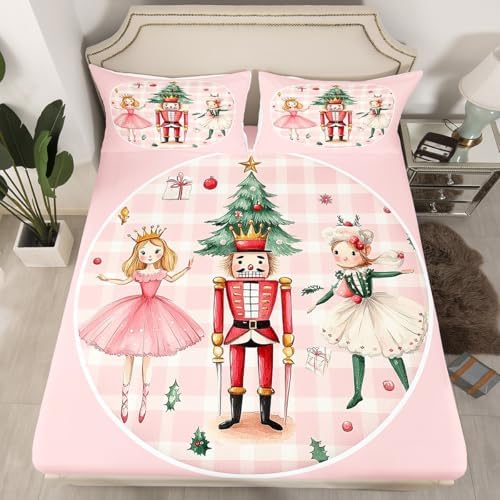Erosebridal Christmas Soldier Bed Sheet Set