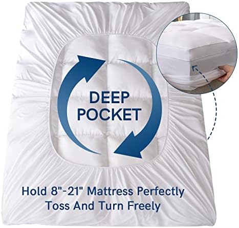 ELEMUSE Super Queen Mattress Topper for Back Pain 1