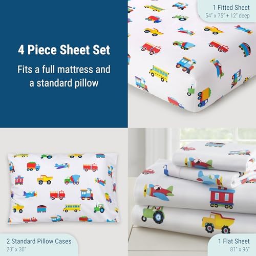 Wildkin 100 Cotton Full Sheet Set Olive Kids Design