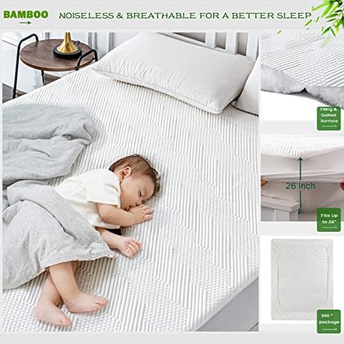 GRT King Waterproof Mattress Protector with Cooling Rayon Bamboo