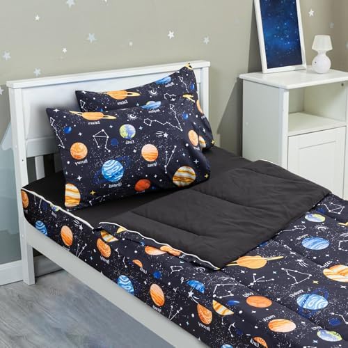 Holawakaka Galaxy Comforter Set for Kids