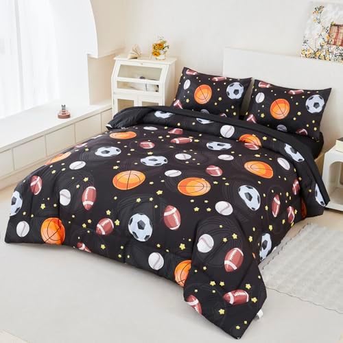 ZSYAYAHA Twin Bedding Set with Comforter 5 Pieces