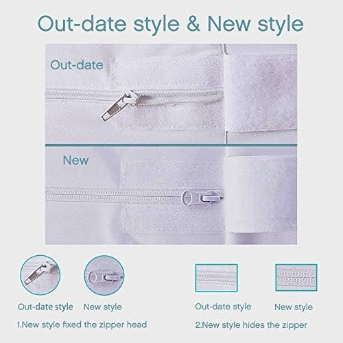 Bedecor Zippered Mattress Encasement for 3-6 Depth Mattress