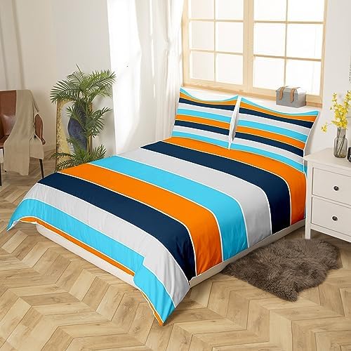 Jejeloiu Geometric Duvet Cover Set for Kids