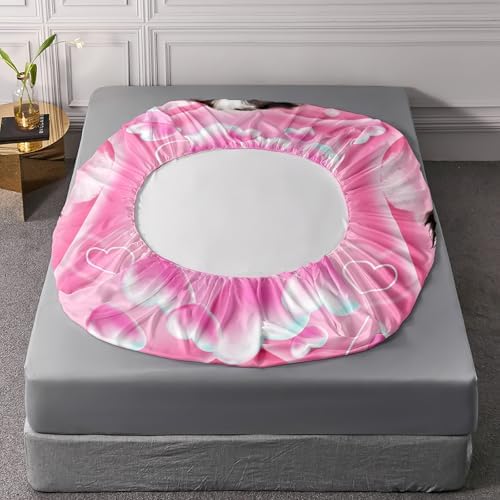 Kawaii Dog Sheet Set 4Pcs Twin Cute Springer Spaniel Bedding