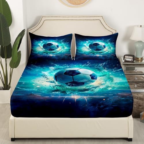 Feelyou Kids Soccer Bedding Set Full Size