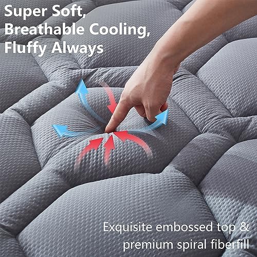 Elven Home Queen Waterproof Mattress Pad