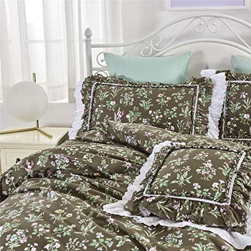 FADFAY Shabby Floral Duvet Cover Set Twin XL