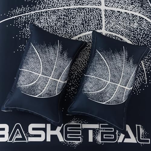 ADASMILE A S Basketball Sheets Queen Size 4 Piece Set